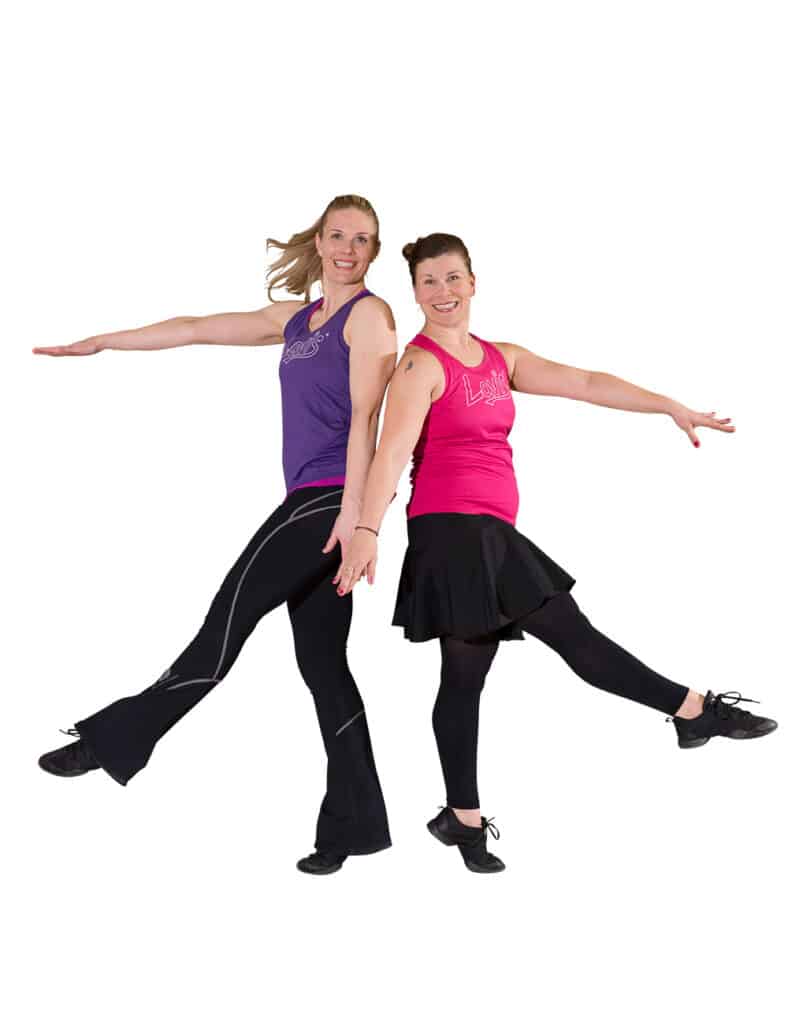 Lavis Lavatanssijumpan perustajat Johanna Partanen ja Sirkku Pusa